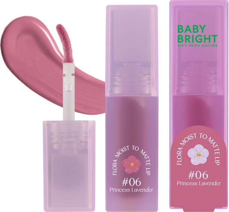 Baby Bright Gift From Nature Flora Moist To Matte Lip - NO.9Red Peony