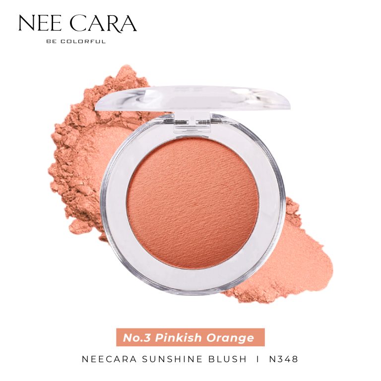 Nee cara sunshine blush นีคาร่า บีคัลเลอร์ฟูล ซันไซน์ บลัช - NO.3pinkish orange