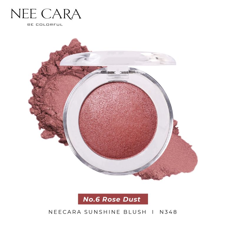 Nee cara sunshine blush นีคาร่า บีคัลเลอร์ฟูล ซันไซน์ บลัช - NO.6rose dust