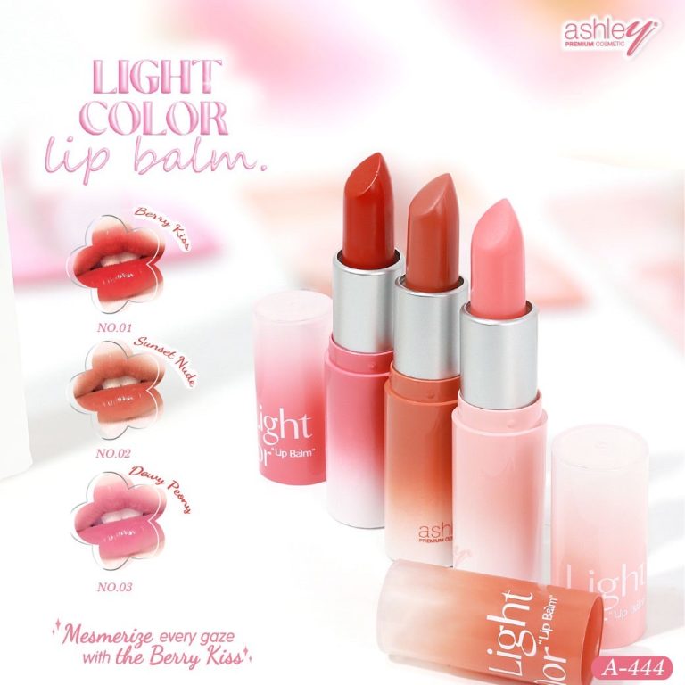 Ashley light color lip balm แอชลี่ย์ ไลท์ คัลเลอร์ ลิป บาล์ม - NO.1