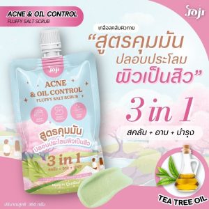 Joji secret young acne&oil control fluffy salt scrub 3in1