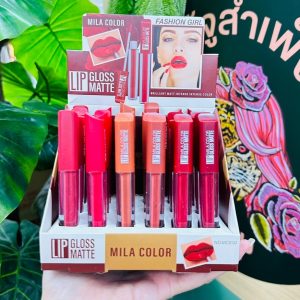 MILA COLOR LIP GLOSS MATTE X 24 PCS./BOX