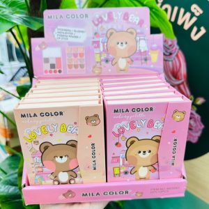 MILA COLOR LOVELY BEAR MAKEUP PALETTE X 12 PCS./BOX