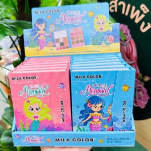 MILA COLOR The Little Mermaid Makeup Palette x 12 Pcs./Box