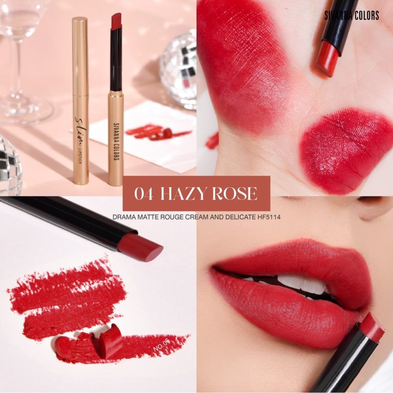 SIVANNA COLORS DRAMA MATTE ROUGE CREAM AND DELICATE - 04