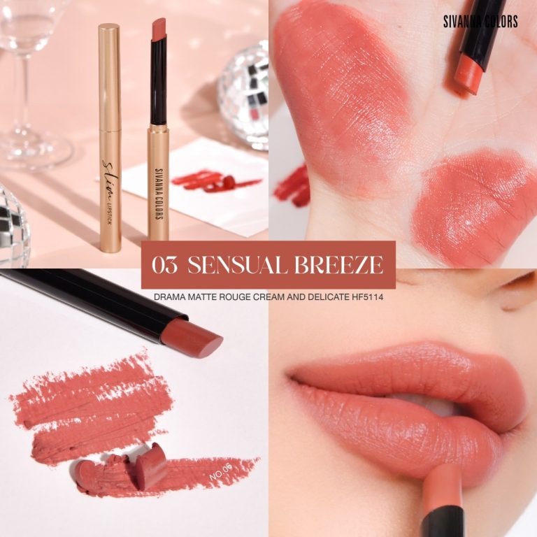 SIVANNA COLORS DRAMA MATTE ROUGE CREAM AND DELICATE - 03