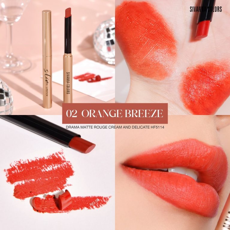 SIVANNA COLORS DRAMA MATTE ROUGE CREAM AND DELICATE - 02