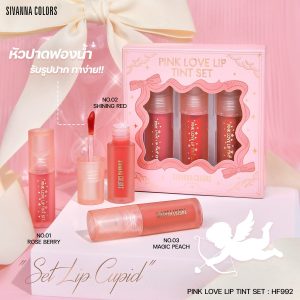 Sivanna colors pink love lip tint set