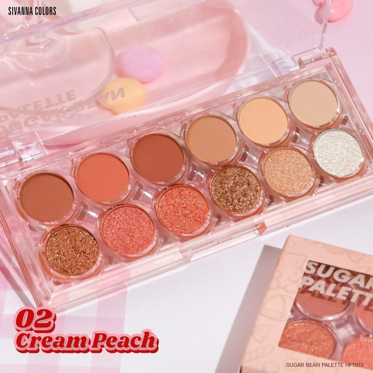 Sivanna colors sugar bean palette - NO.2Cream Peach