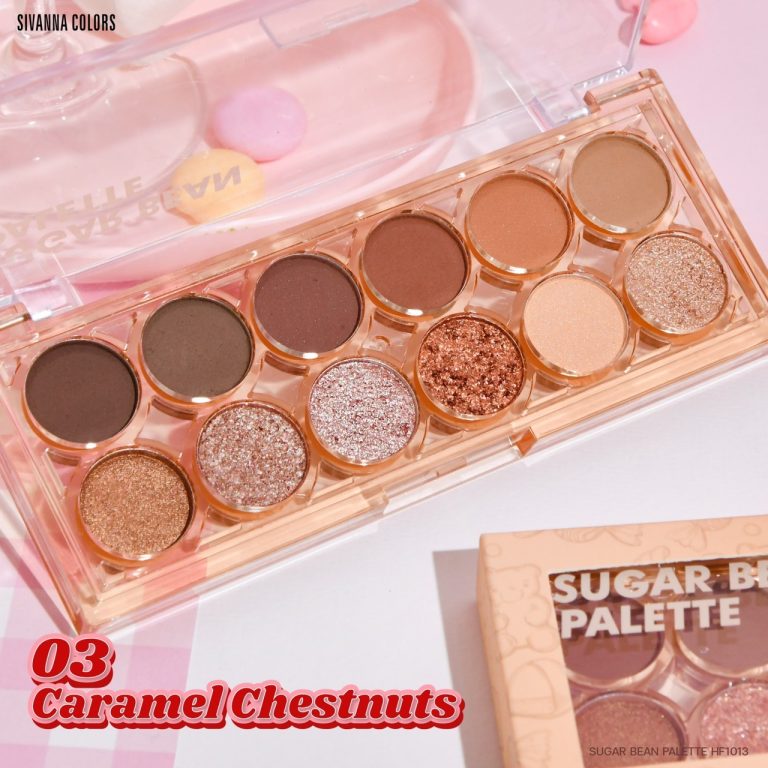 Sivanna colors sugar bean palette - NO.3Caramel Chestnuts