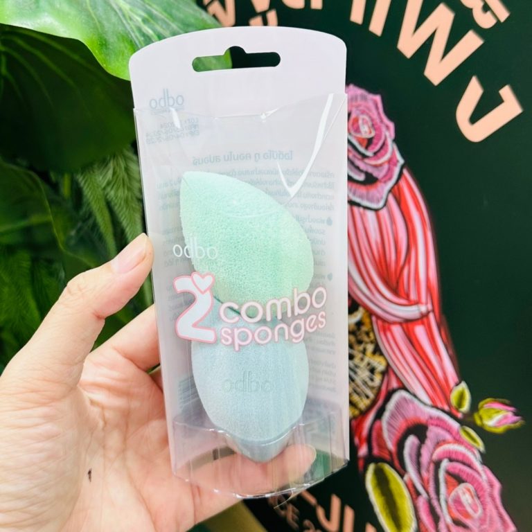 odbo 2combo sponges โอดีบีโอ ทู คอมโบ สปอนจ์ - NO.4สีฟ้า