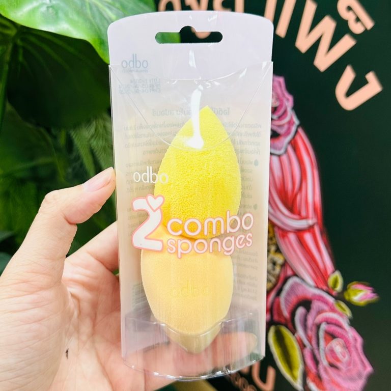 odbo 2combo sponges โอดีบีโอ ทู คอมโบ สปอนจ์ - NO.1สีเหลือง