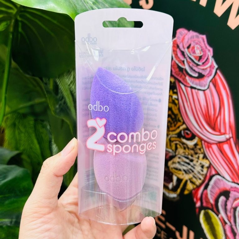 odbo 2combo sponges โอดีบีโอ ทู คอมโบ สปอนจ์ - NO.3สีม่วง