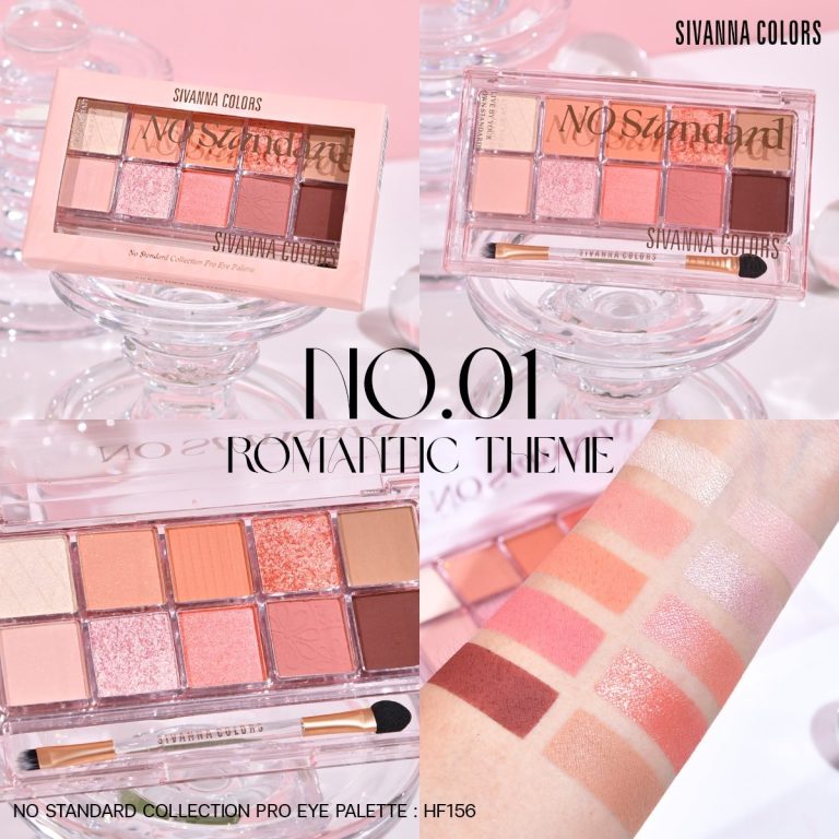 Sivanna Colors No Standard Collection Pro Eye Palette - NO.1Romantic Theme