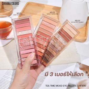 Sivanna colors tea time mood eye palette
