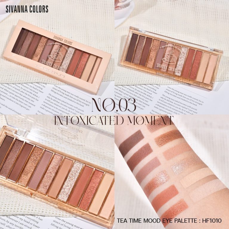 Sivanna colors tea time mood eye palette - NO.3Intoxicated Moment
