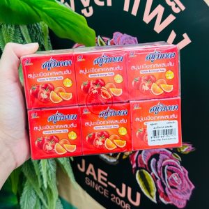 Vipada tomato&orange soap วิภาดา สบู่เปือยมะเขือเทศผสมส้ม