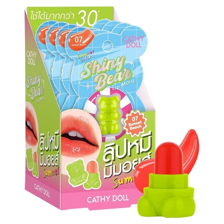 Cathy doll shiny bear lip moist - NO.7Sunset Beach