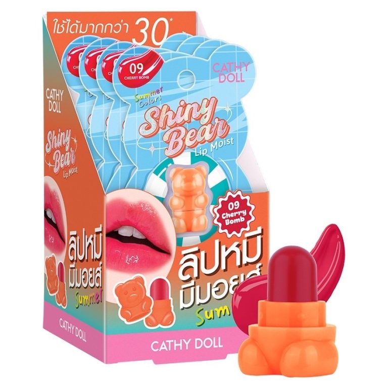 Cathy doll shiny bear lip moist - NO.9Cherry Bomb