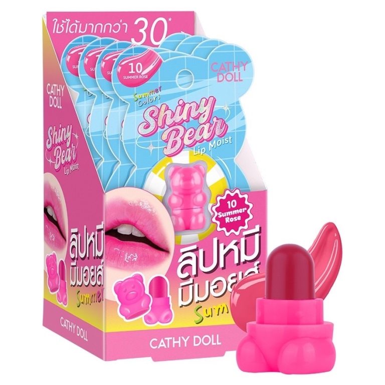 Cathy doll shiny bear lip moist - NO.10Summer Rose