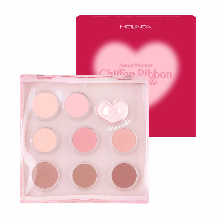 MC 3135 Meilinda chiffon ribbon eye palette#in the mood for love 3.5g.