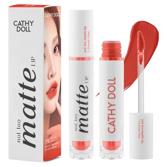 Cathy doll not too matte lip เคที่ดอลล์ นอตทูแมทท์ลิป - NO.11Summer Vibes