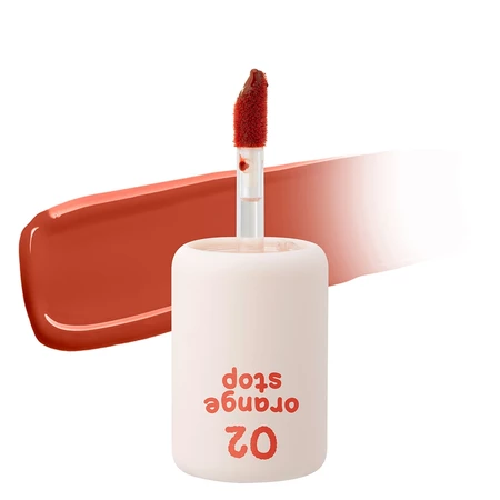 odbo cloudy lasting blush โอดีบีโอ คลาวดี้ ลาสติ้ง บลัช - NO.2Orange stop