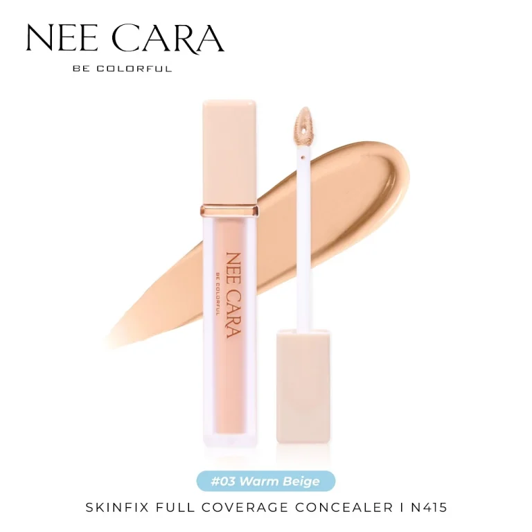N415 Nee cara skinfix full coverage concealer นี คารา คัลเลอร์ฟูล สกินฟิกซ์ ฟูล คัฟเวอเรจ คอนซีลเลอร์ 5.5g. - No.03