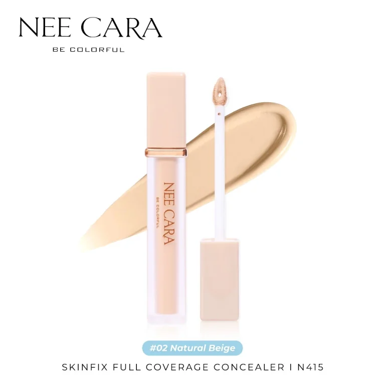 N415 Nee cara skinfix full coverage concealer นี คารา คัลเลอร์ฟูล สกินฟิกซ์ ฟูล คัฟเวอเรจ คอนซีลเลอร์ 5.5g. - No.02