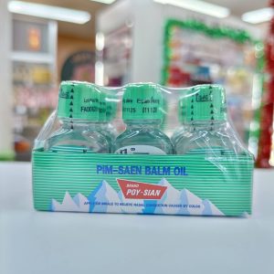 Poy-sian pin-saen balm oil พิมเสนน้ำ 3cc/x12pcs