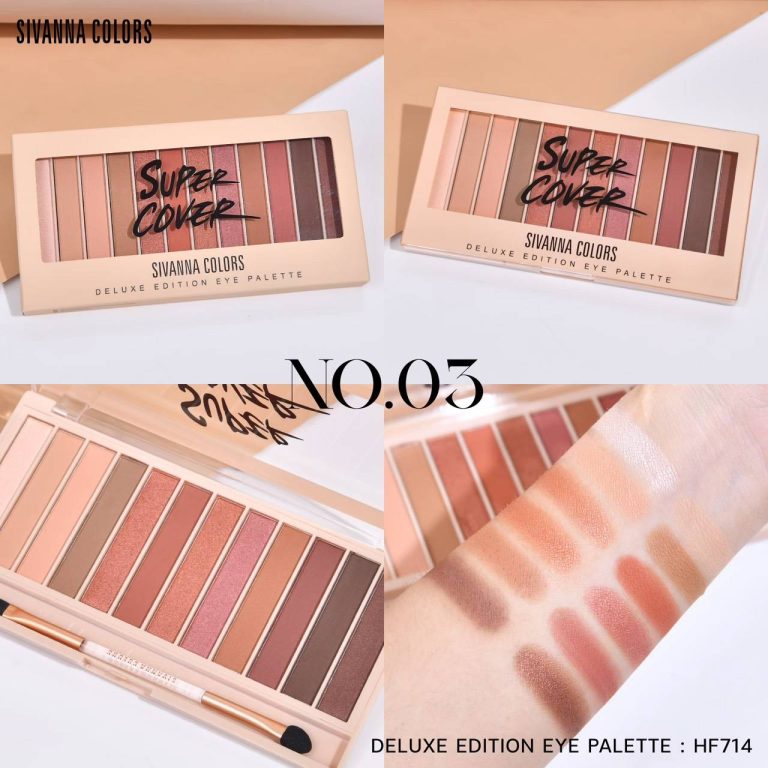 HF714 Sivanna colors super cover deluxe edition palette ซีเวนน่า อีดิชั่น พาเลท 20.4g - No.03