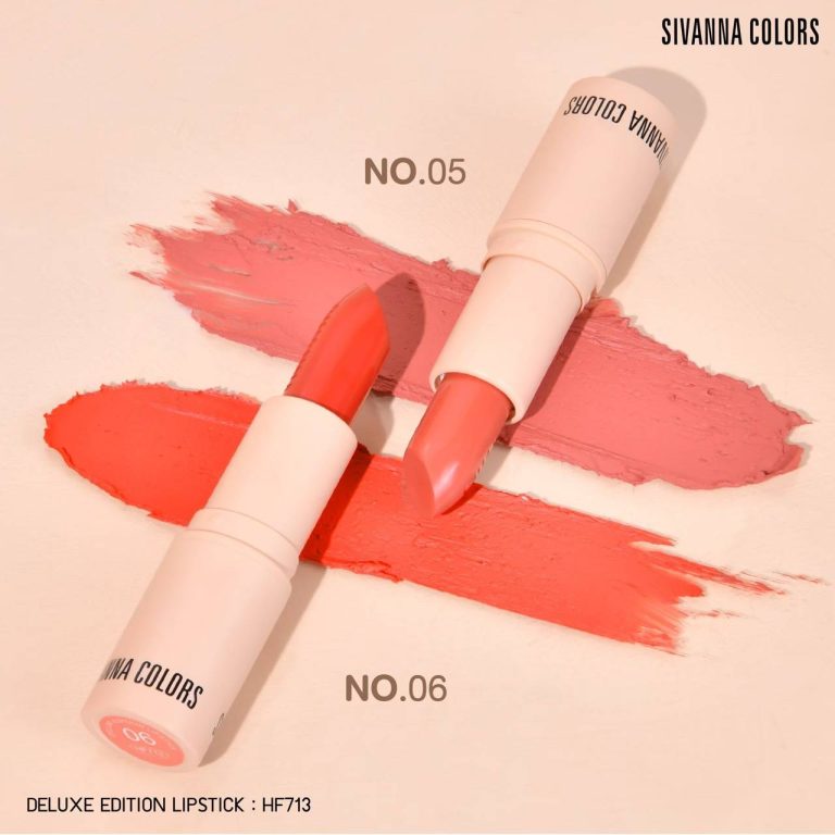 HF713 Sivanna colors super cover deluxe edition lipstick ซีเวนน่า อีดิชั่น ลิปสติก 4g - No.05