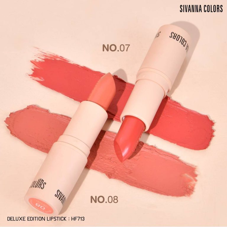 HF713 Sivanna colors super cover deluxe edition lipstick ซีเวนน่า อีดิชั่น ลิปสติก 4g - No.07