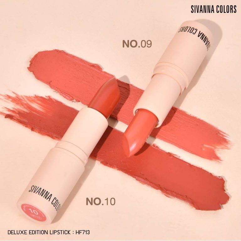 HF713 Sivanna colors super cover deluxe edition lipstick ซีเวนน่า อีดิชั่น ลิปสติก 4g - No.09