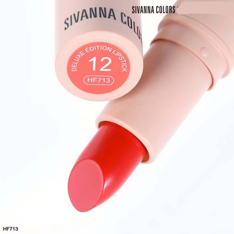 HF713 Sivanna colors super cover deluxe edition lipstick ซีเวนน่า อีดิชั่น ลิปสติก 4g - No.12