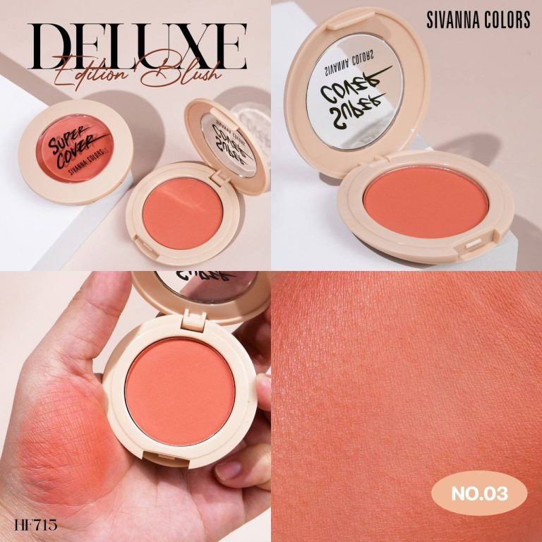 HF715 Sivanna colors super cover deluxe edition blush ซีเวนน่า อีดิชั่น บรัช 4.8g - No.03