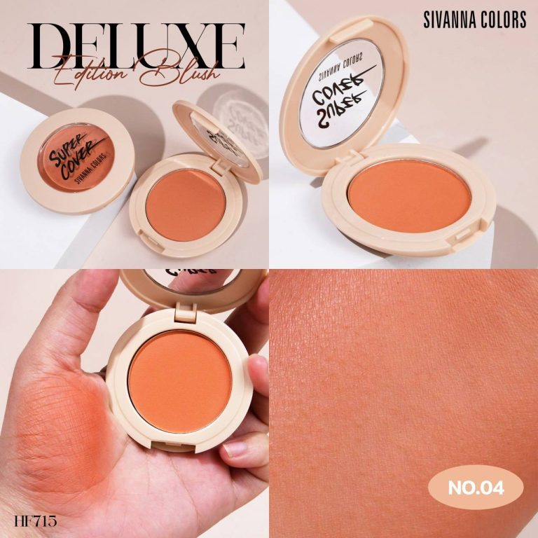HF715 Sivanna colors super cover deluxe edition blush ซีเวนน่า อีดิชั่น บรัช 4.8g - No.04