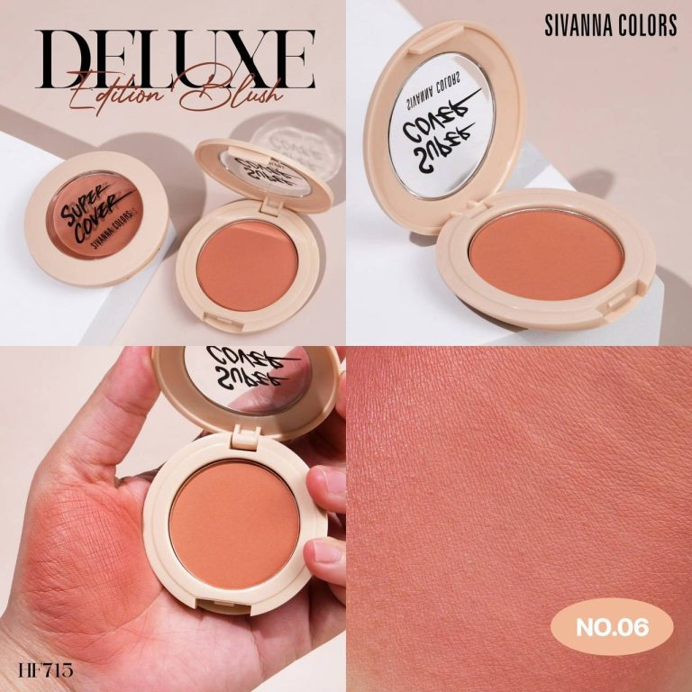 HF715 Sivanna colors super cover deluxe edition blush ซีเวนน่า อีดิชั่น บรัช 4.8g - No.06