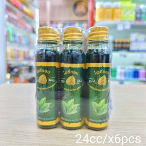 Photong brand green medicated ยาน้ำมันสีเขียว โพธิ์ทอง 24ccx6pcs