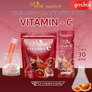 Manee vitamin c dietary supplement product 10gx30sachets
