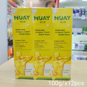 Muay ครีมยา บรรเทาปวด ตรามวย 100g/x12pcs