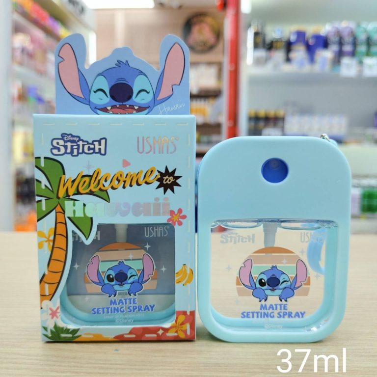 UDS021 USHAS stitch setting spray ยูสซาส สติทซ์ เซ็ตติ้ง สเปรย์ 37ml - 02. matte setting (ฟ้า)