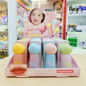 HH1141 Hasaya girl lip mud silky smooth ฮาซายา เกิร์ล ลิปมู้ด 3.1g./x24pcs