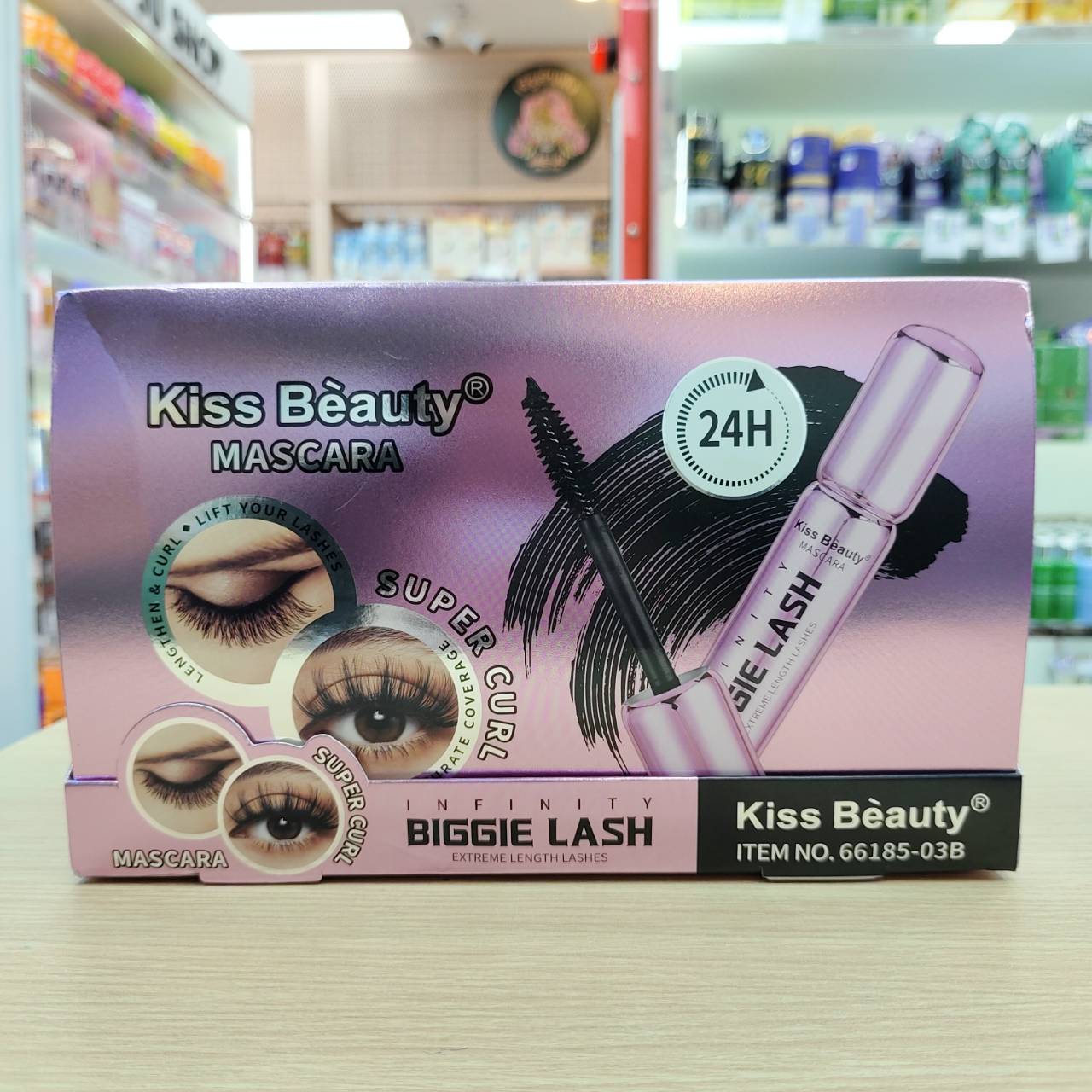 NO.66185-03B Kiss beauty mascara biggie lash คิส บิวตี้ มาสคาร่า 11ml./x12pcs