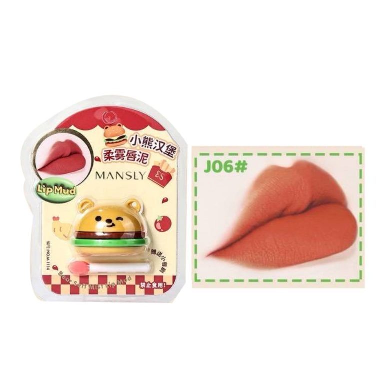 M-1114 Esmansly bear soft mist lip mud แมนส์ลี่ มิสท์ ลิปสติก มู้ด 3.5g - เบอร์ J06