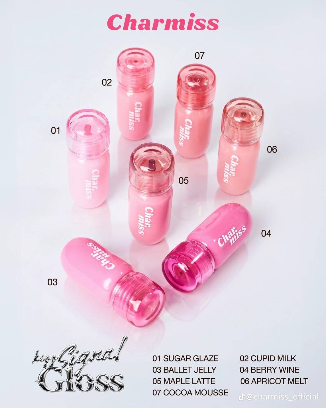 Charmiss kiss signal gloss ชาร์มิส ลิปจุ๊บนางฟ้า 3g