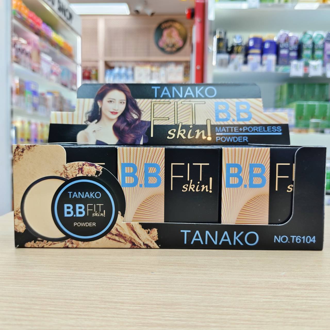 T6104 Tanako fit skin bb powder ทานาโกะ บีบี พาวน์เดอร์ 13g/x12pcs
