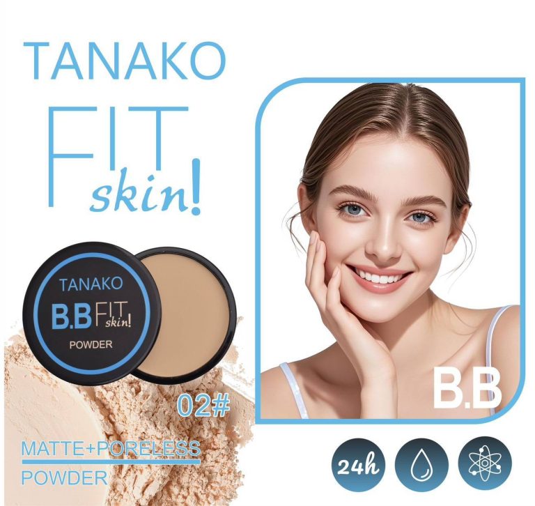 T6104 Tanako fit skin bb powder ทานาโกะ บีบี พาวน์เดอร์ 13g/x12pcs - เบอร์02
