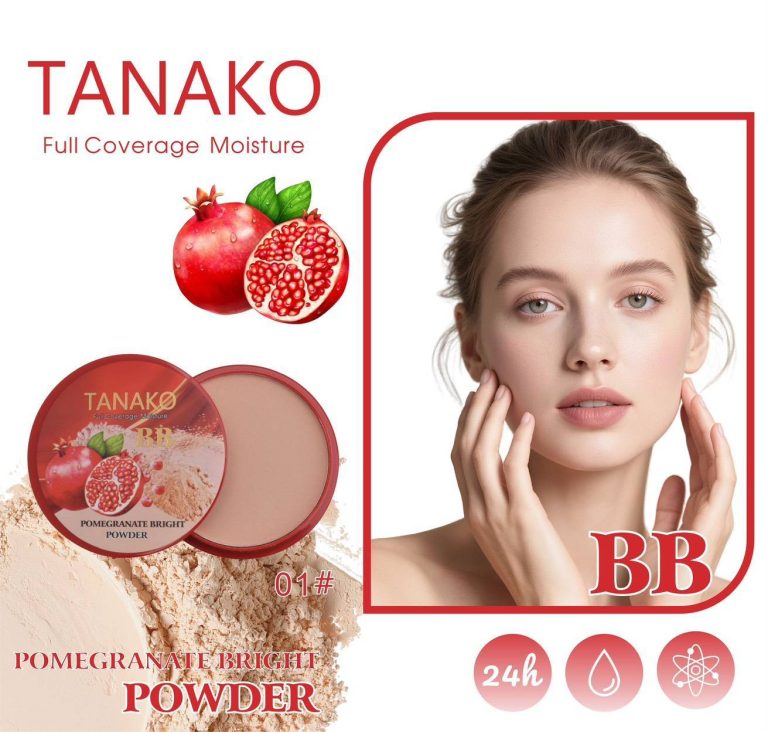 NO.T6105 Tanako bb pomegranate bright powder ทานาโกะ แป้งทับทิม 13g/x12pcs - เบอร์01