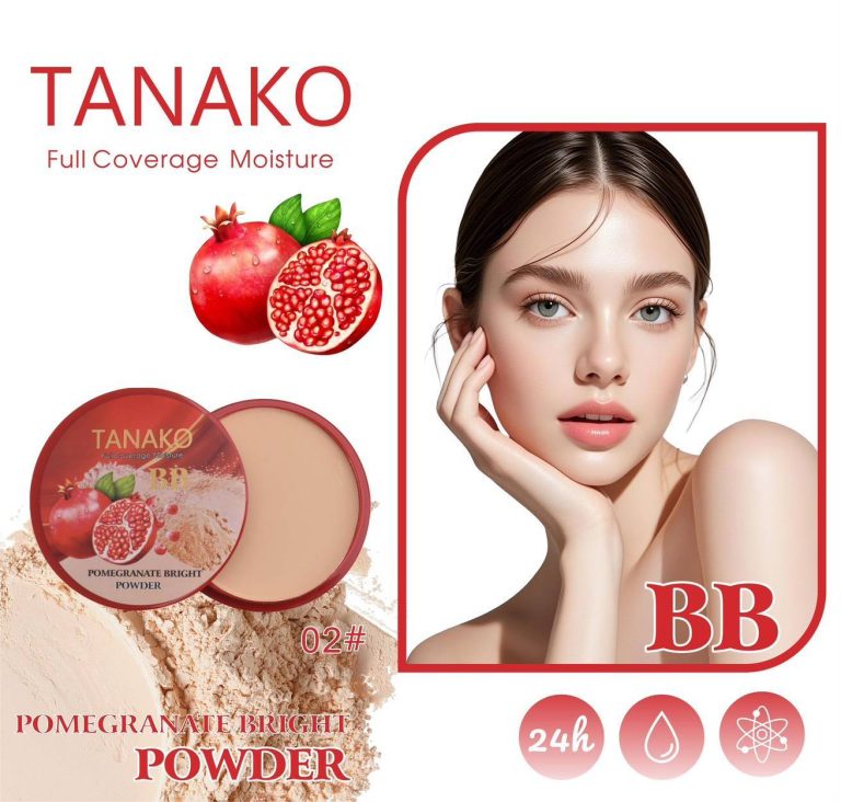 NO.T6105 Tanako bb pomegranate bright powder ทานาโกะ แป้งทับทิม 13g/x12pcs - เบอร์02